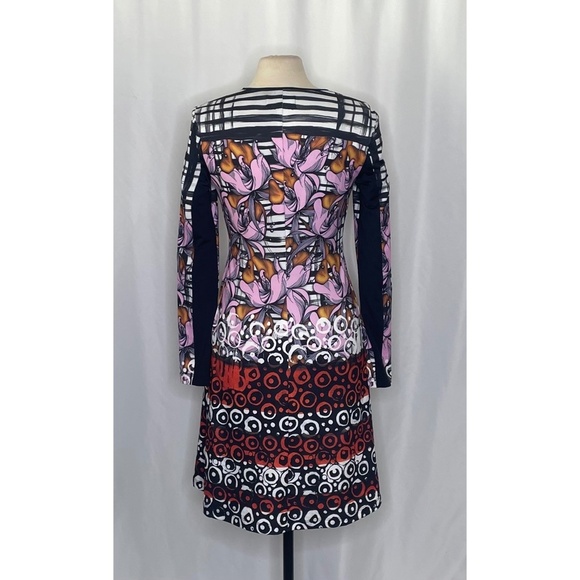 CLOVER CANYON Floral Fields Jersey Knit Shift Dress Colourful Graphic Large - Picture 7 of 12